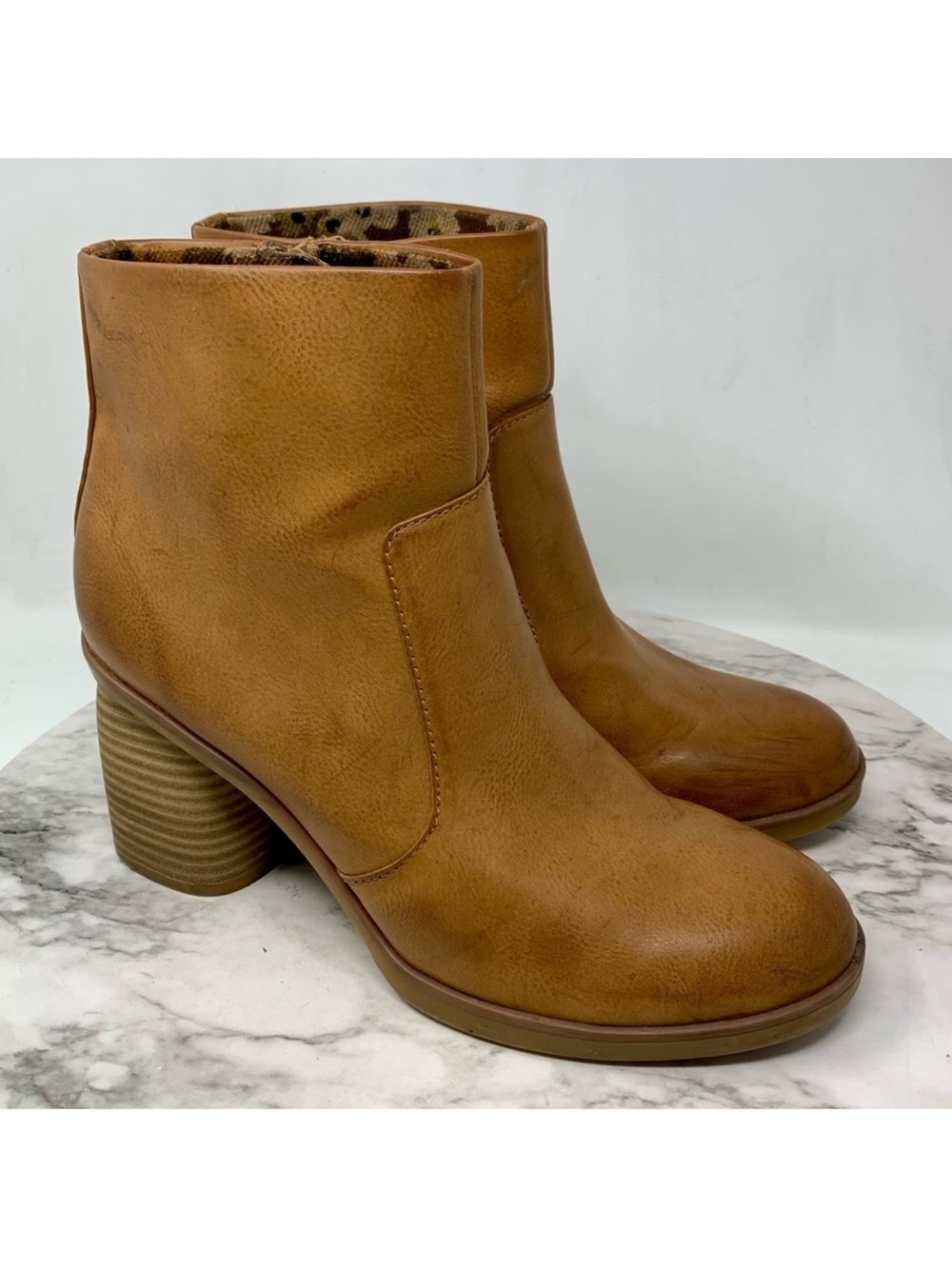 Korks by Kork-Ease Destiny Brown Boots 7.5 Artsy Boho Edgy Classic Cottagecore